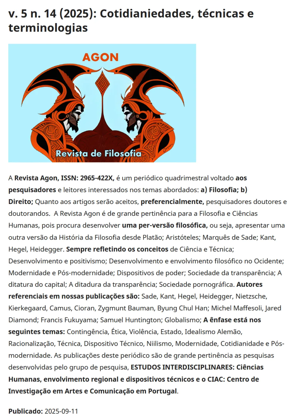 O CONTRATO DO PAI MORTO: a cosmogonia greco-judaica como pilar do apagamento feminino no pensamento ocidental